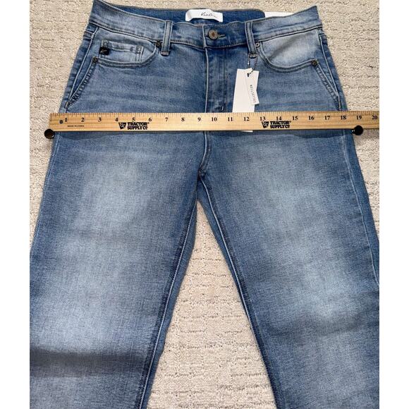Kancan Women’s Bootcut Jeans Light Wash Split Hem Denim Pants Size 9/28 NWT - Picture 6 of 10